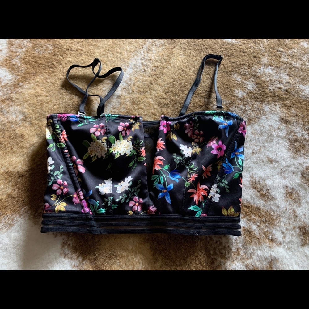 Silk bra top